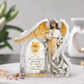 Personalized Angel Wings Acrylic Plaque - Upload Cat Photo - Memorial Gift Idea For Christmas/Family Member/Pet Lover - If Love Could Have Saved You You Would Have Lived Forever