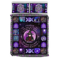 Personalized Male Witch Quilt Bed Sets - Halloween Gift For Witch Enthusiast - The Soul of A Witch The Fire Of A Lioness