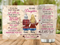 Personalized To My Daughter Tumbler - Gift Idea for Daughter from Mom - Every Day That You Are Not With Me