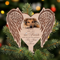 Personalized Memorial Photo Tree Topper - Memorial Gift Idea for Christmas - Best Friends Come Into Our Lives And Leave Paw Prints On Our Hearts