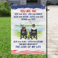 Personalized Fishing Couple Flag - Gift Idea for Couple - You Are The Rod To My Reel