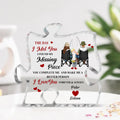 Personalized Fishing Couple Acrylic Plaque - Gift For Couple/Him/Her - The Day I Met You