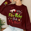 Personalized Fur Mom Sweater - Christmas Gift Idea For Pet Lover - Up to 5 Pets - My Fur Babies Stole My Heart