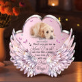 Personalized Paw Wings Pet Acrylic Plaque - Memorial Gift Idea For Christmas/Pet Lover - Upload Photo - Don't Cry For Me Mom I'm Ok
