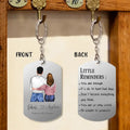 Personalized Couple Aluminum Keychain - 
 Gift Idea For Couple/Valentine's Day - Little Reminders You Are Enough