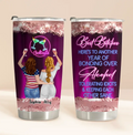 Personalized Besties Tumbler - Gift Idea For Friends/Sisters - Best Bitches Here's To Another Year Of Bonding