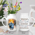 Personalized Old Couple Ceramic Flower Vase - Gift Idea For Couple/Him/Her - When We Get To The End Of Our Lives Together