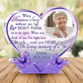 Personalized Memorial Photo Acrylic Plaque - Mother's Day Memorial Gift Idea - When Tomorrow Starts Without Me