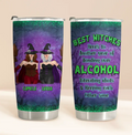 Personalized Witch Besties Tumbler - Gift Idea For Witch Lovers/Friends - Best Witches Here's To Another Year Of Bonding Over Alcohol