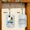 Personalized Couple Aluminum Keychain - Gift Idea For Couple - Juste Toi Et Moi