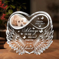 Personalized Memorial Photo Acrylic Plaque - Mother's Day Memorial Gift Idea For Pet Lover - Upload Photo - Always On My Mind Forever In My Heart