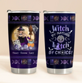 Personalized Halloween Witch Tumbler - Gift Idea For Halloween/Witch Lovers/Pet Lovers - Witch By Nature Bitch By Choice