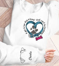 Personalized Dog Mom AOP Sweater - Up to 3 Dogs - Gift Idea for Mother's Day/Dog Lover - A Girl & Her Dog A Bond That Can't Be Broken