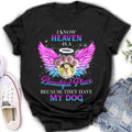 Personalized Memorial Dog Photo Shirt/Hoodie - Memorial Gift For Dog Lover - I Know Heaven Is A Beautiful Place Because They Have My Dog