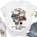 Personalized Dog Shirt/Hoodie - Memorial Gift Idea For Dog Lover/Mother's Day - Up to 4 Dogs - I'll See You Again At The Rainbow Bridge