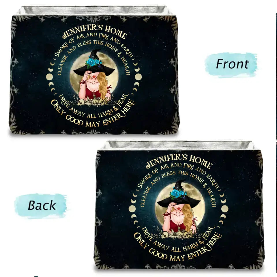 Personalized Witch Storage Box - Gift Idea For Halloween/Wicca Decor/Pagan Decor - Only Good May Enter Here