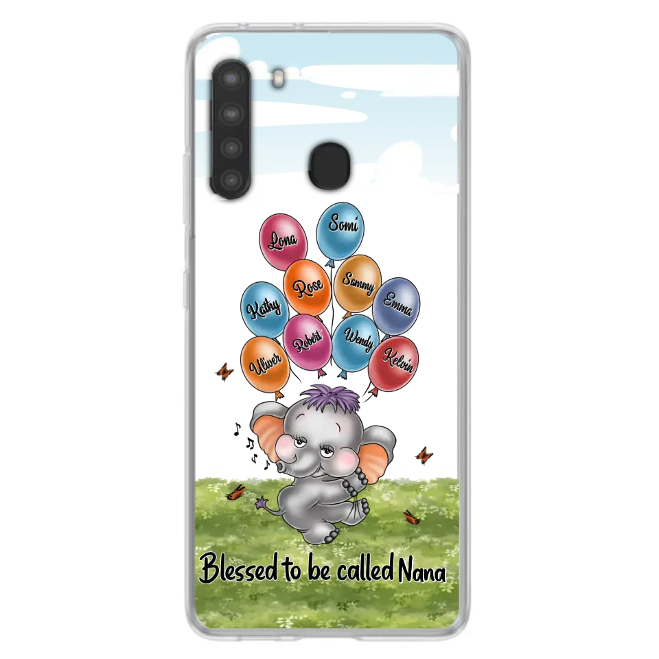 Personalized Grandma Phone Case - Up to 10 Kids - Gift Idea for Grandma/Mother's Day - Blessed To Be Called Nana