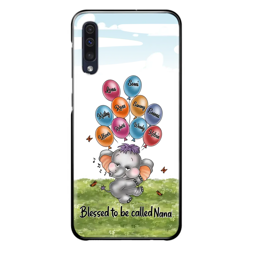 Personalized Grandma Phone Case - Up to 10 Kids - Gift Idea for Grandma/Mother's Day - Blessed To Be Called Nana