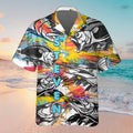 Personalized Fishing Hawaiian Shirt - Father's Day Gift Idea for Fishing Lovers - Can't Work Today My Arm Is In A Cast