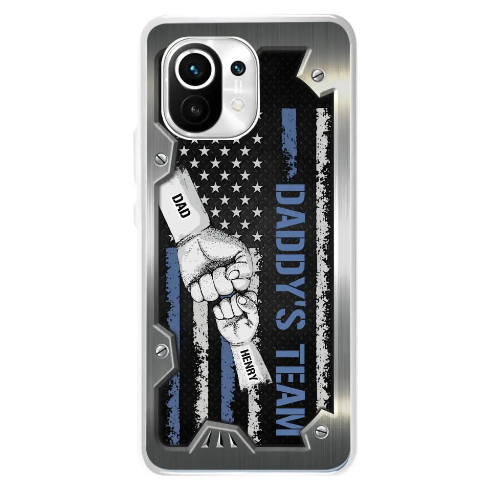 Custom Personalized Daddy's Team Phone Case - Father's Day Gift Idea For Dad/ Grandpa - Case For Xiaomi/ Oppo/ Huawei