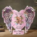 Personalized Memorial Dad Acrylic Plaque - Upload Photo - Memorial Gift Idea For Father's Day - A Piece Of My Heart Lives In Heaven
