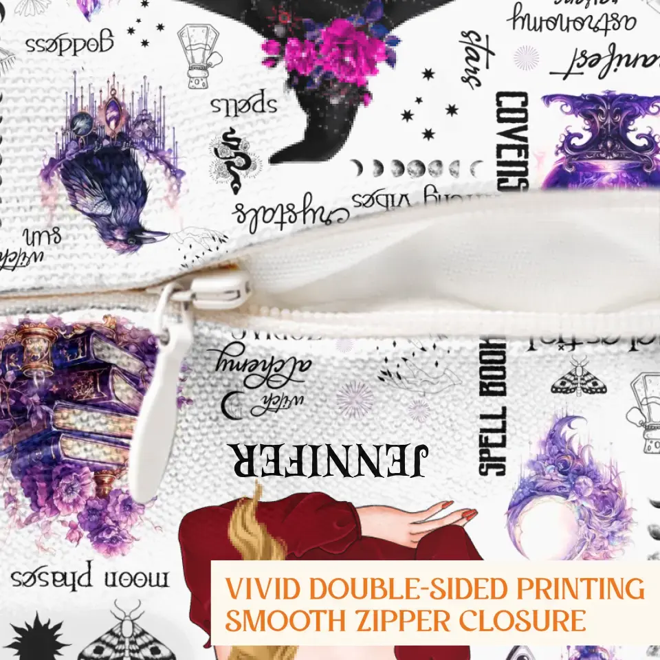 Personalized Witch Pillow Cover - Gift Idea For Halloween/Witch - Crystal Balls