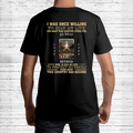 Personalized Retired Veteran T-Shirt - Gift Idea For Veteran/Father/Grandpa - Now I'd Give My Life To Protect My Family