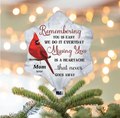 Personalized Memorial Tree Topper - Christmas Gift Idea For Family - Missing You Is The Heartache...