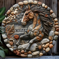 Custom Personalized Horse Metal Sign - Gift Idea For Horse Lover