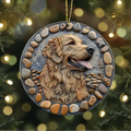Personalized Dog Breed Aluminum Ornament - Christmas Gift Idea For Dog Lover