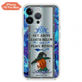 Custom Personalized Witch Phone Case - Gift Idea For Witch Lovers - Sky Above Earth Below Peace Within - Cases For iPhone & Samsung