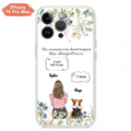 Personalized Memorial Dog Mom Phone Case - Up to 4 Dogs - Gift Idea for Dog Lovers/Owners - The Moment Your Heart Stopped Mine Changed Forever - Case For iPhone/Samsung