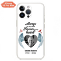 Custom Personalized Memorial Photo Phone Case - Gift Idea For Family - Upload Photo - Always On My Mind Forever In My Heart - Case For iPhone/Samsung