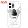 Custom Personalized Memorial Photo Phone Case - Gift Idea For Pet Lovers - If Love Could Have Saved You You Would Have Lived Forever - Case For iPhone/Samsung