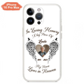 Custom Personalized Memorial Phone Case - Upload Photo - Memorial Gift Idea For Family Member/Pet Lovers - In Loving Memory A Big Piece Of My Heart Lives In Heaven
