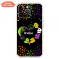 Personalized Grandma and Grandkids Ghost Phone Case - Halloween gift for Grandma - Up to 7 Grandkids - Case For iPhone/Samsung