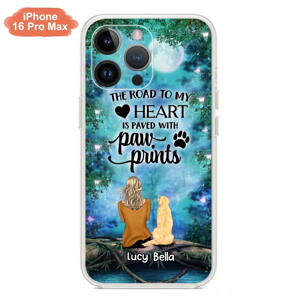 Custom Personalized Memorial Dog Phone Case - Upto 5 Dogs - Gift Idea For Dog Lover - Case For iPhone And Samsung