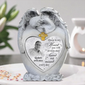 Personalized Angel Memorial Acrylic Plaque - Upload Photo - Memorial Gift Idea For Family - Deep In My Heart