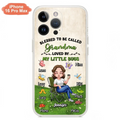 Custom Personalized Grandma Phone Case - Upto 8 Bugs - Gift Idea For Mother's Day/Garden Lovers - Blessed To Be Called Grandma Loved By My Little Bugs - Case For iPhone & Samsung