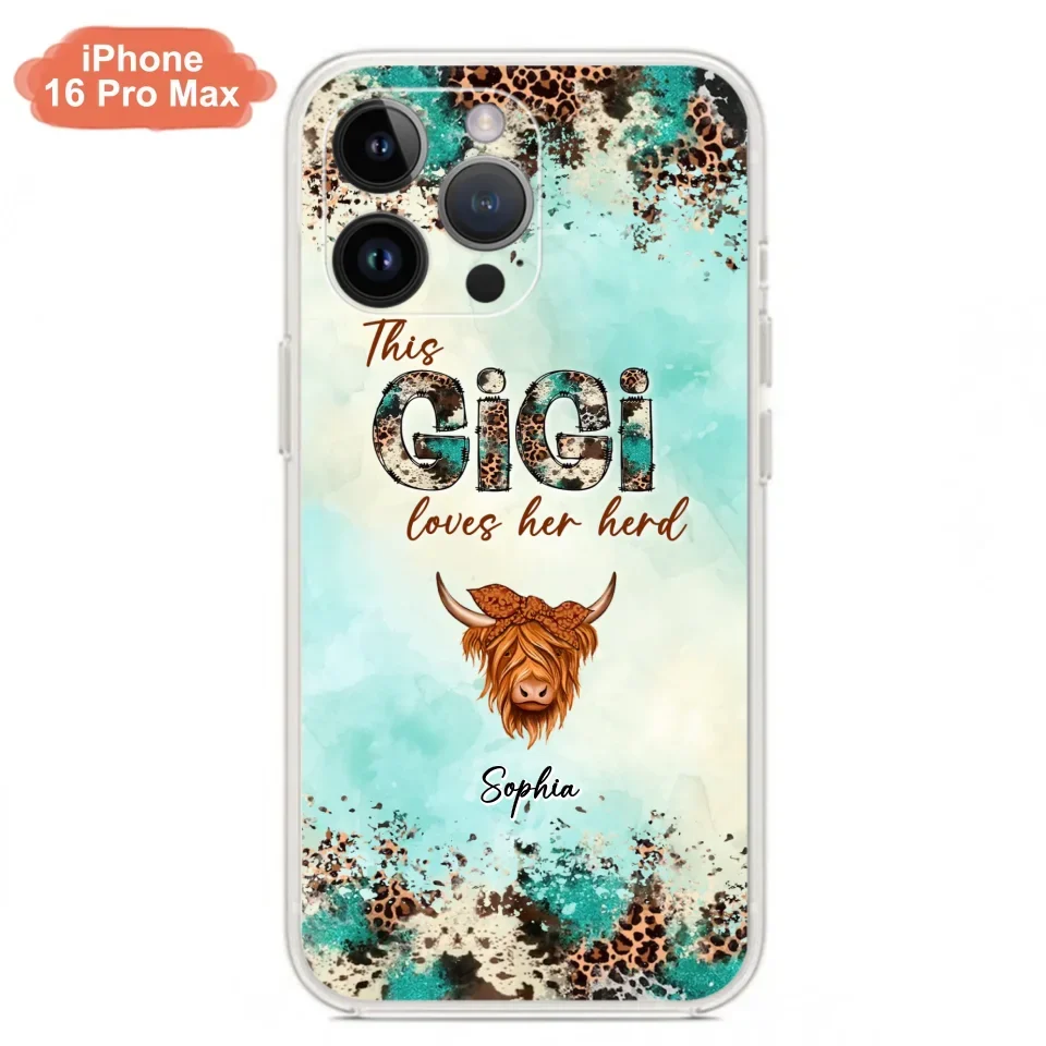 Custom Personalized This Gigi Love Her Herd Phone Case For iPhone/ Samsung - Mother's Day Gift Idea For Mom/ Grandma