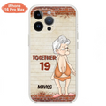 Custom Personalized Old Couple Phone Case - Gift Idea For Old Couple - Gift For Him/Her - Case For iPhone And Samsung