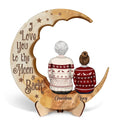 Personalized Grandma And Kids Wooden Art - Christmas Gift Idea For Grandma - The Love Between A Grandma & Her Grandkids Is Forever