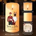 Personalized Couple Led Candle - Gift Idea For Couple/Husband And Wife - This Is To Remind You I Love You