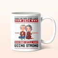 Personalized Couple Coffee Mug - Anniversary/Christmas Gift Idea For Couple - Annoying Each Other For 40 Years And Still Going Strong
