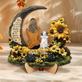 Personalized Memorial Sunflower Wooden Art - Memorial Gift Idea For Pet Lover - I Loved You Your Whole Life