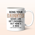 Personalized Daughter Coffee Mug - Gift Idea For Mother From Daughter/Son - Happy Mother's Day