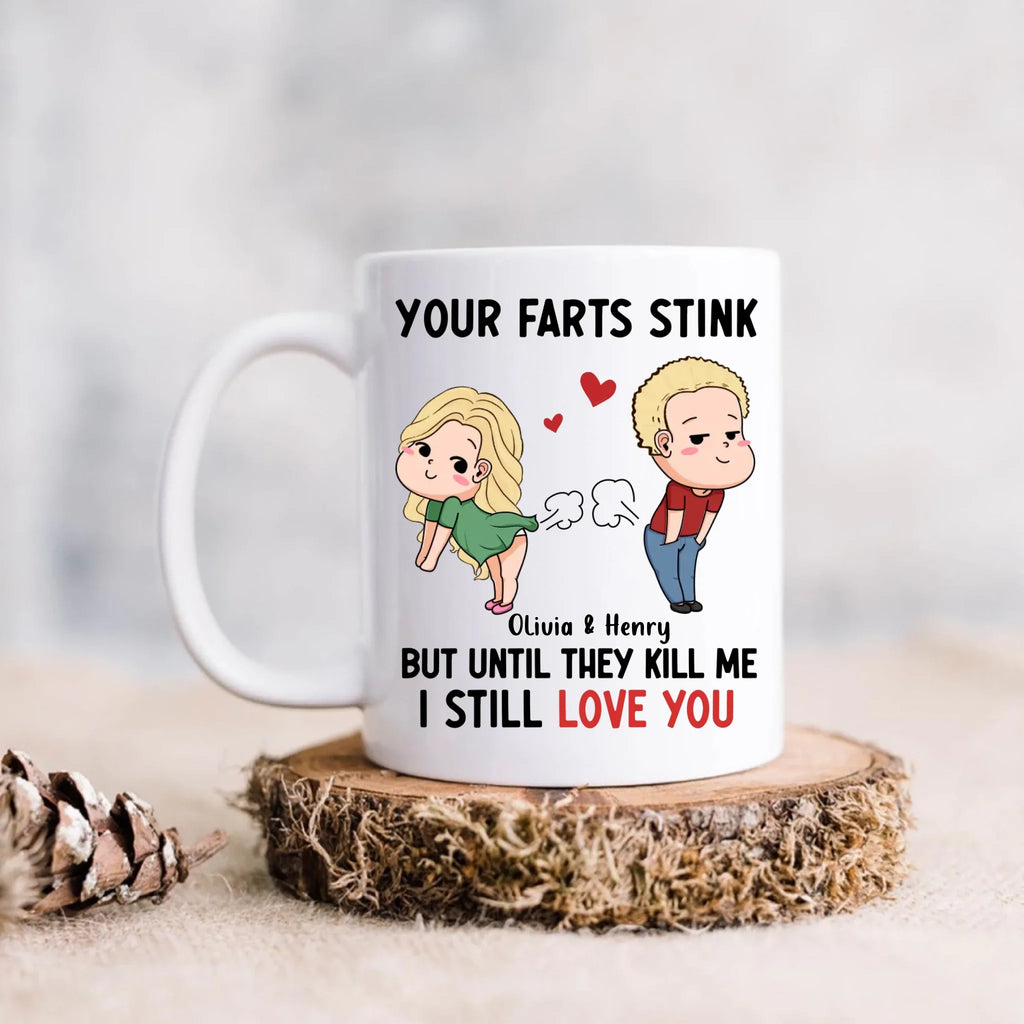 Personalized Funny Couple Coffee Mug - Funny Valentine's Day Gift For Couple