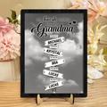Personalized Grandma Wooden Plaque - Gift Idea For Mother's Day - My Favorite People Call Me Grandma