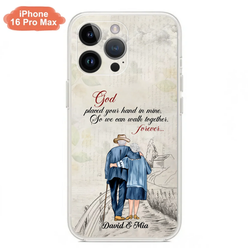 Personalized Old Couple Phone Case - Best Gift For Couple - Case For iPhone And Samsung