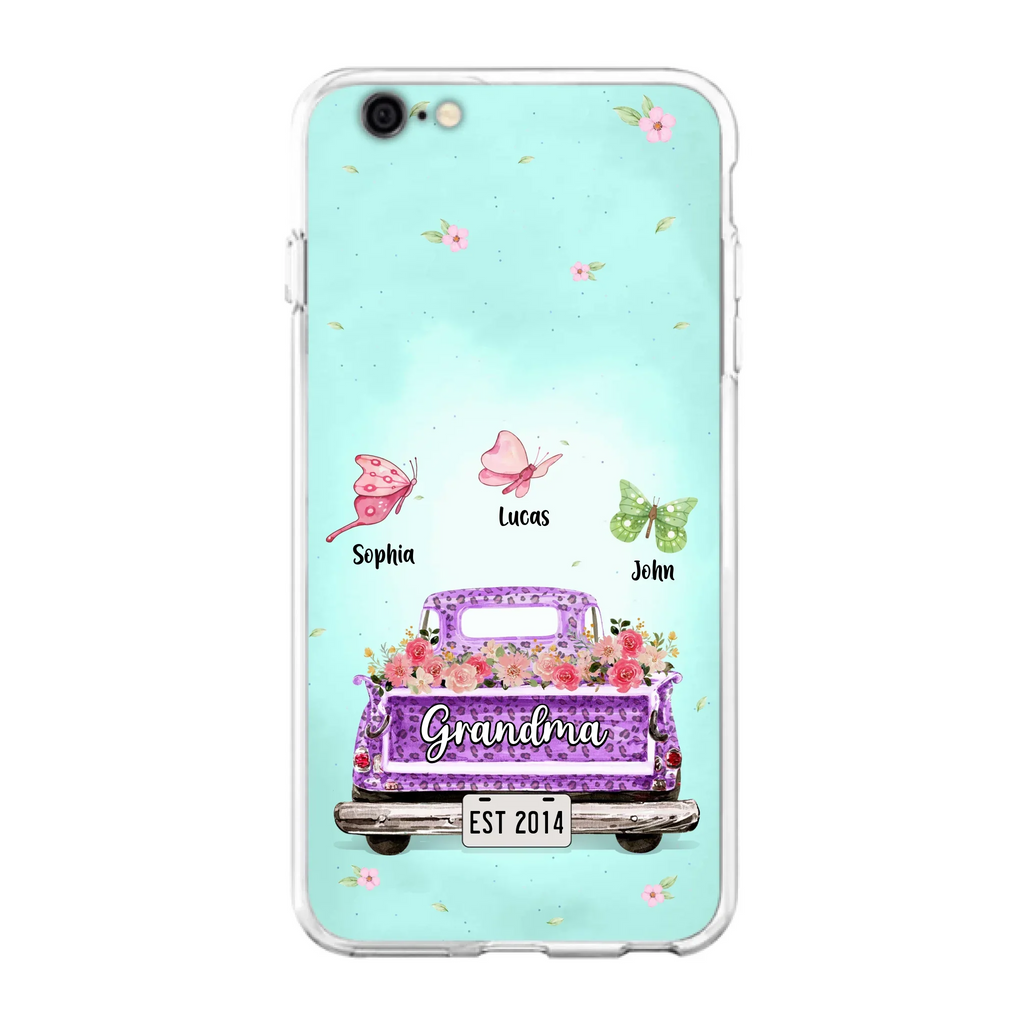 Custom Personalized Grandma Phone Case - Gift Idea For Grandma/ Mom - Case For iPhone/ Samsung